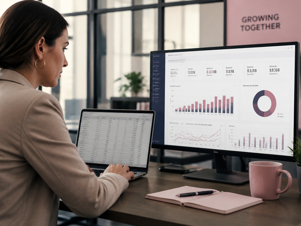 Business owner outgrowing a simple spreadsheet as the business scales